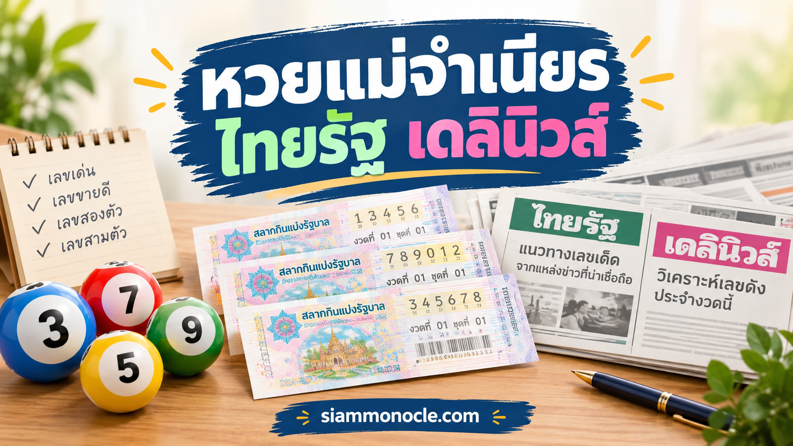 หวยแม่จําเนียรไทยรัฐ เดลินิวส์