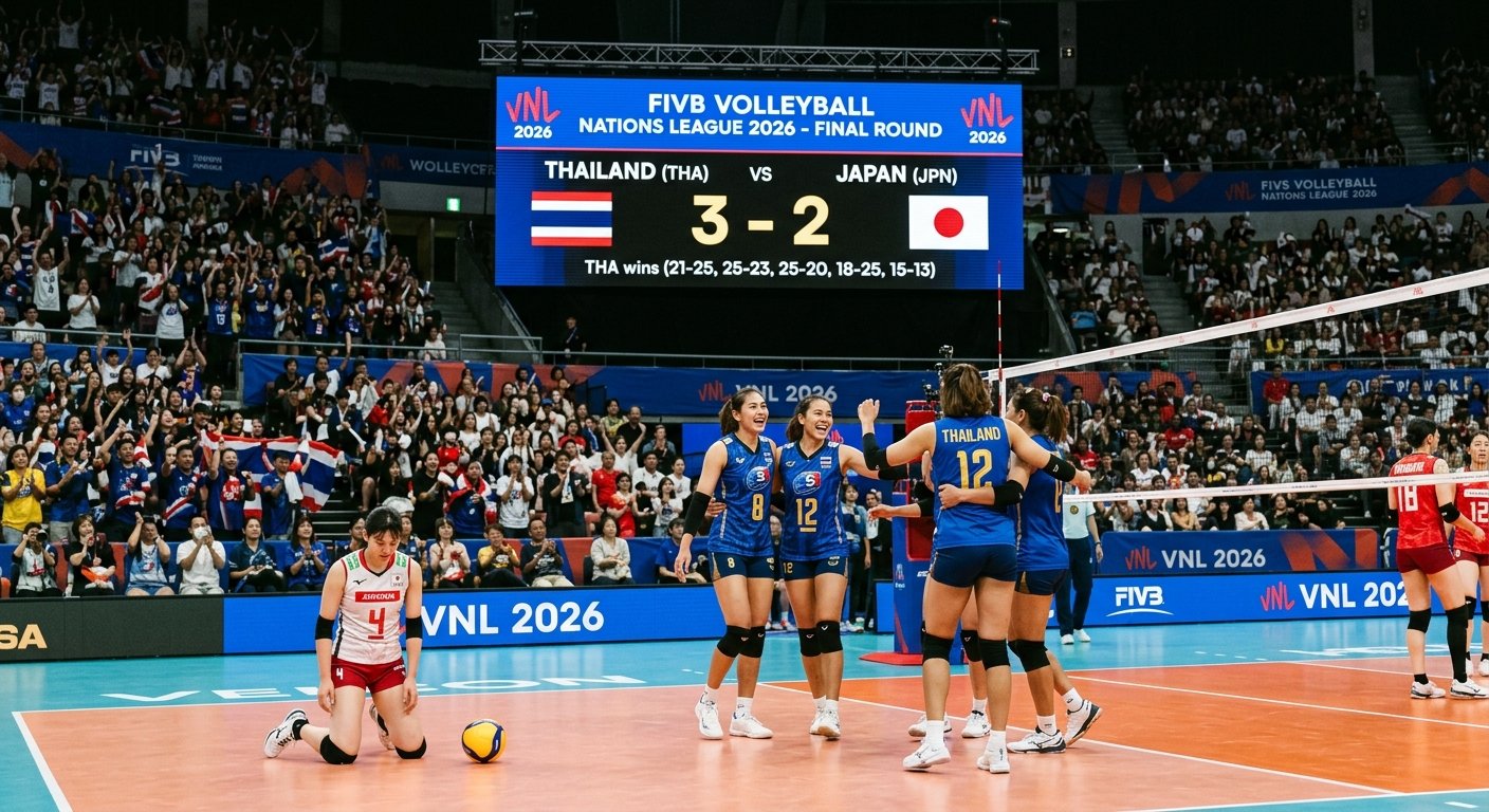 ผลวอลเลย์บอล vnl 2026